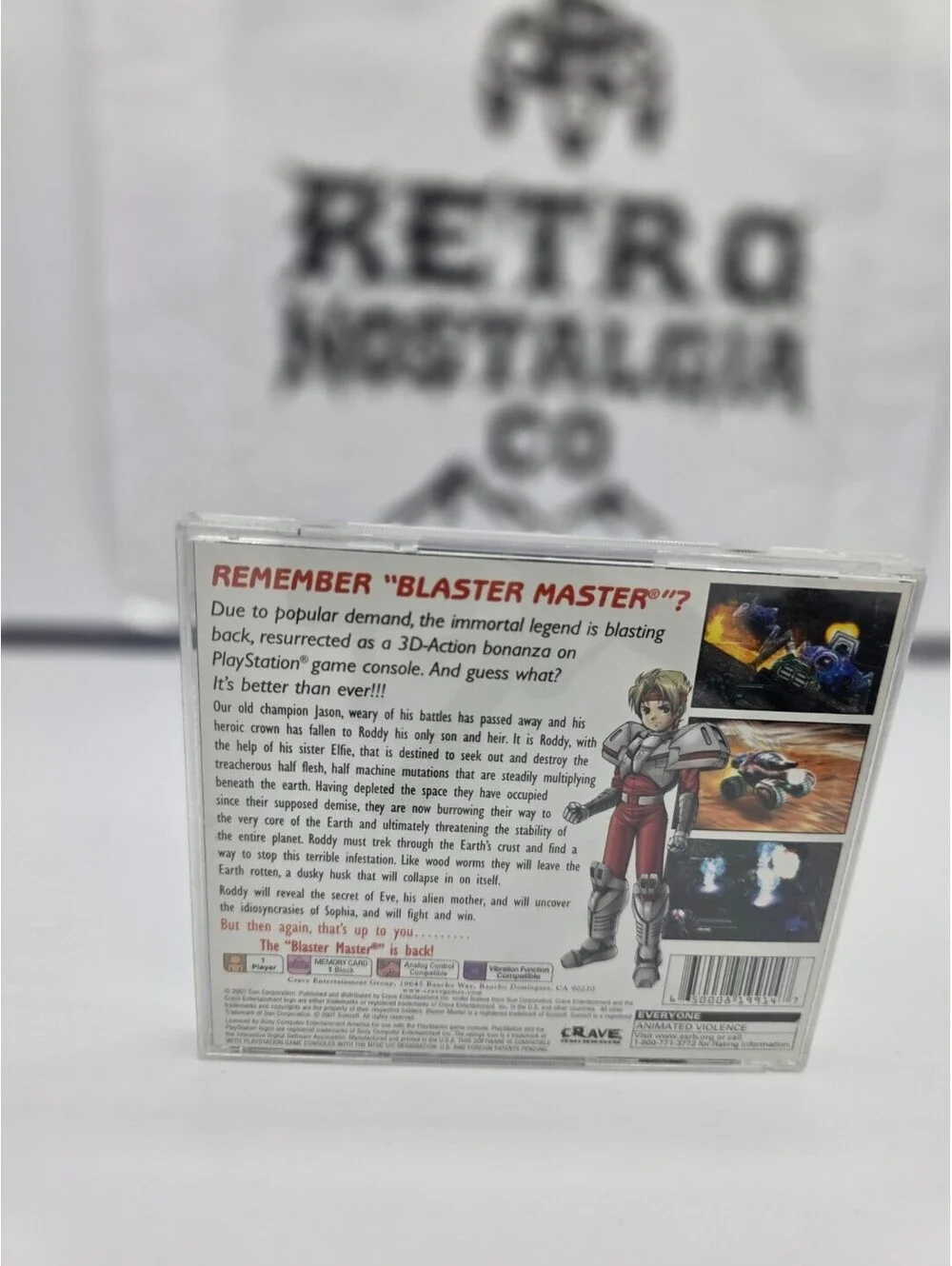 Blaster Master Blasting Again CIB for Playstation 1